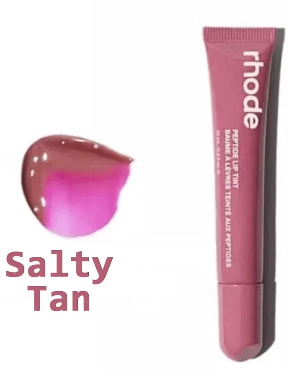 RHODE Peptide Lip Tint in Salty Tan - Pink & Tan